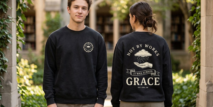 It Was Always Grace: frente y espalda