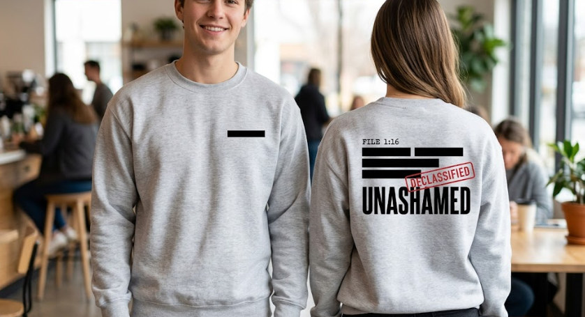 Unashamed: frente y espalda