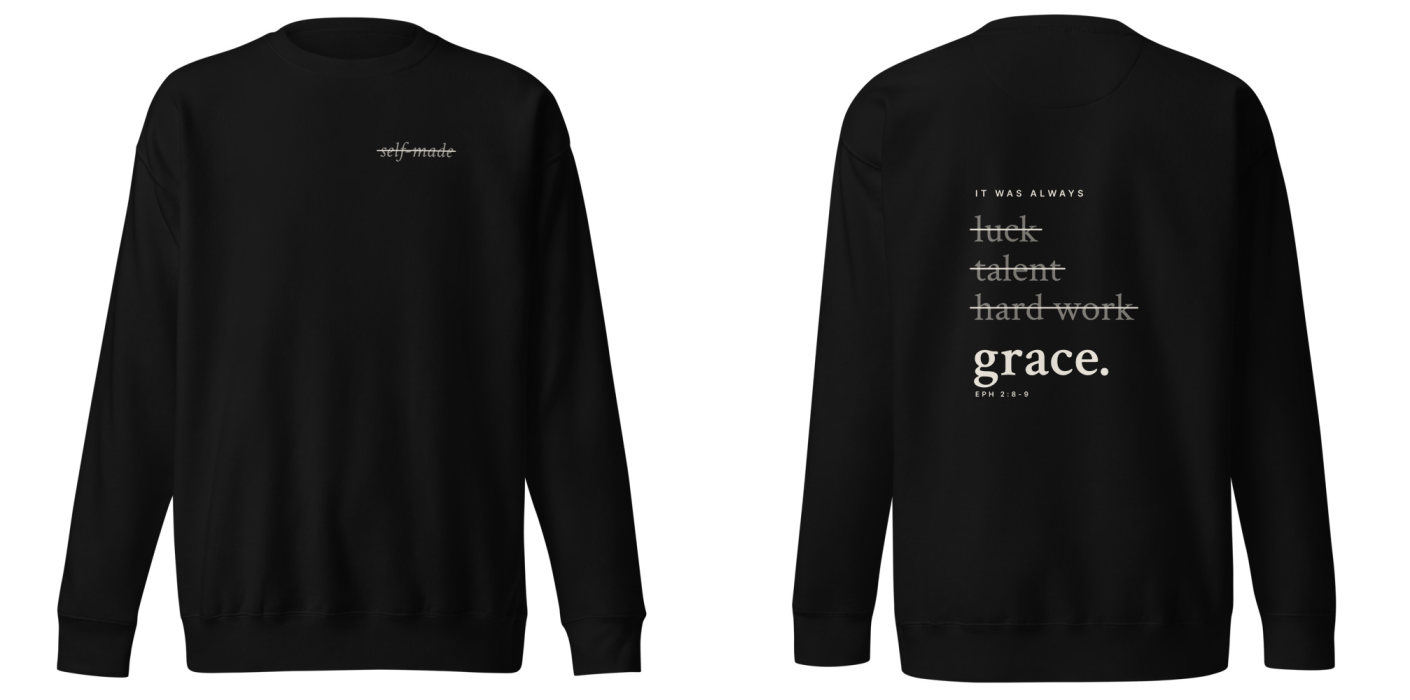 It Was Always Grace: frente y espalda