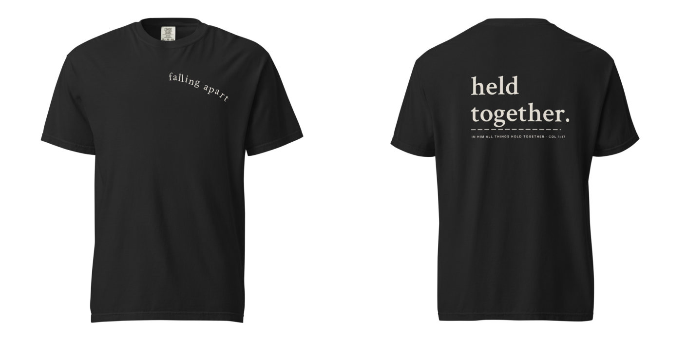 Held Together: frente y espalda