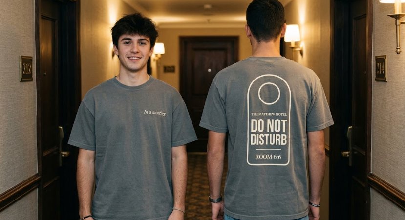 Do Not Disturb: frente y espalda